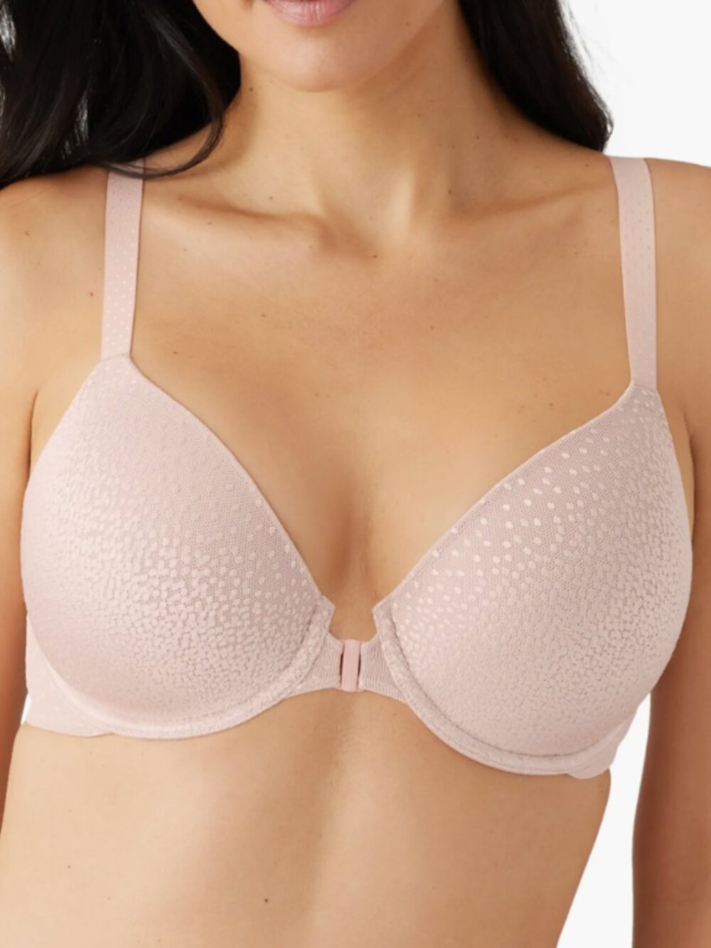 NWOT WACOAL Back Appeal Underwire Front Close T-Shirt Racerback Bra Sz 36G